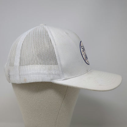 KBETHOS Trucker Hat White One Size Snapback Mesh Sand Jamm Wildwood NJ Graphic