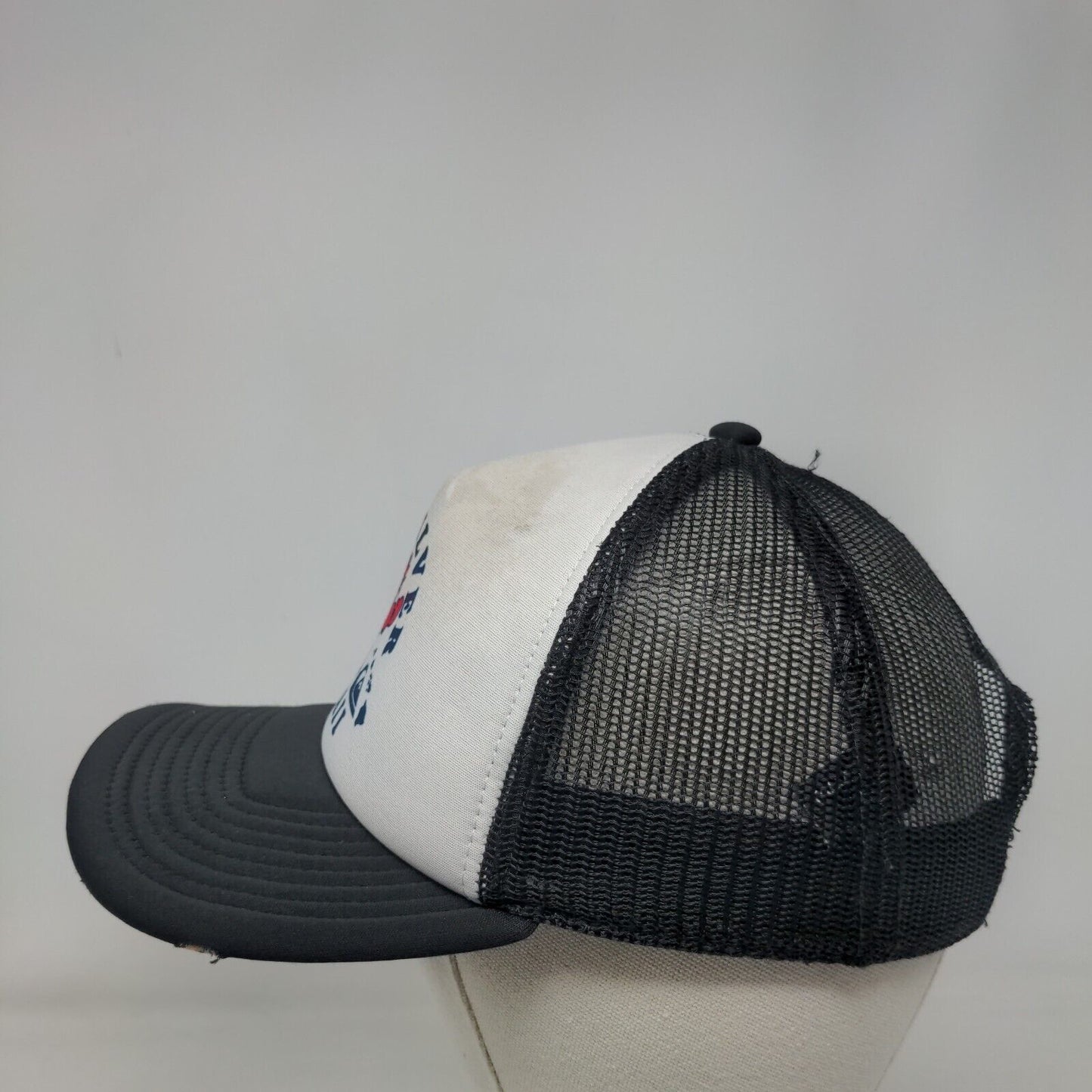 Quiksilver Hawaii Snapback Trucker Hat Black OSFM Adjustable Mesh Back