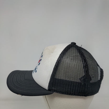 Quiksilver Hawaii Snapback Trucker Hat Black OSFM Adjustable Mesh Back