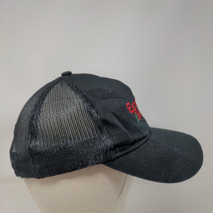 Estrada & Sons Snapback Mesh Back Trucker Hat Black One Size Embroidered