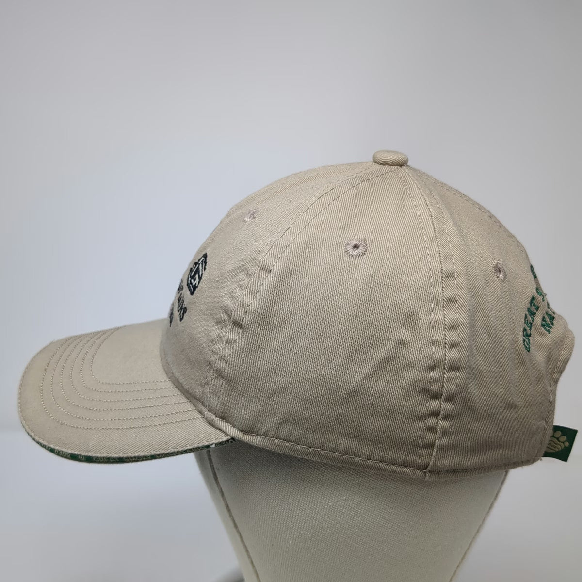 Great Smoky Mountains Association Baseball Cap Beige One Size National Park Hat