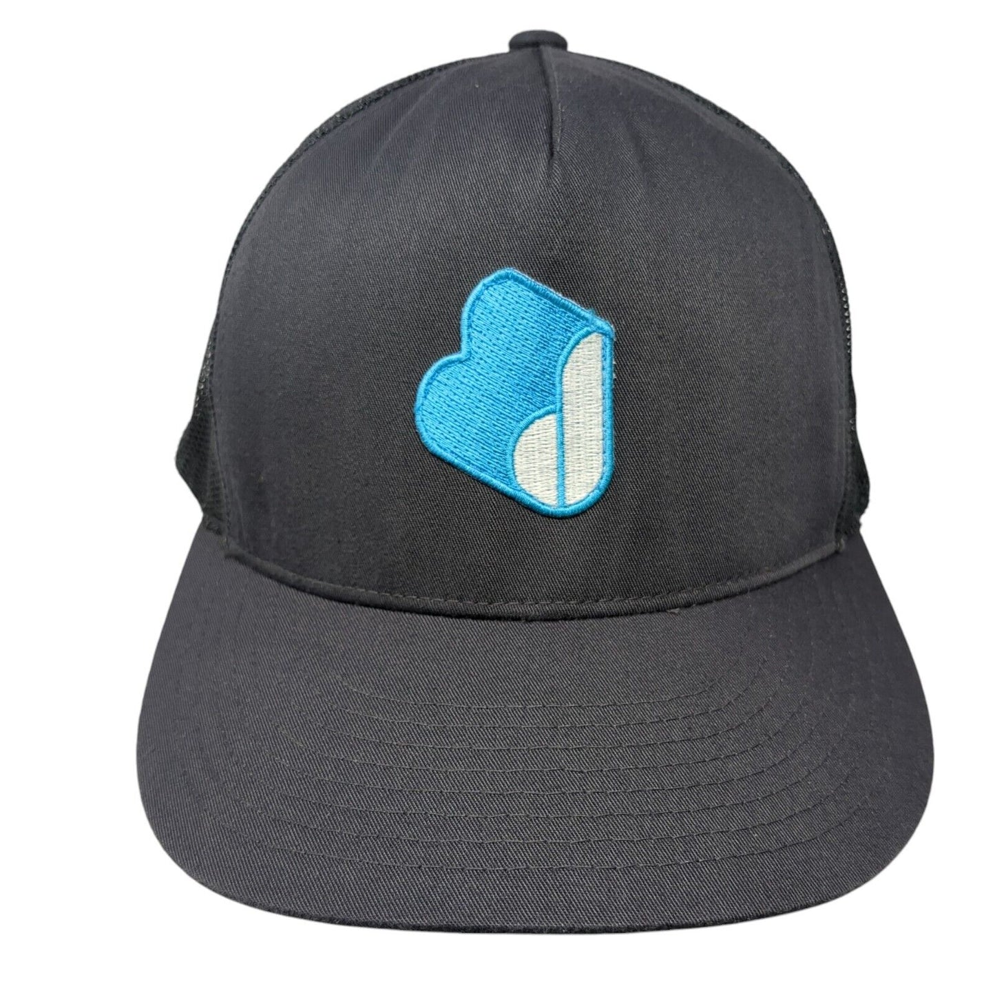 Drake Cooper Snapback Mesh Back Trucker Hat Gray One Size Mesh Back