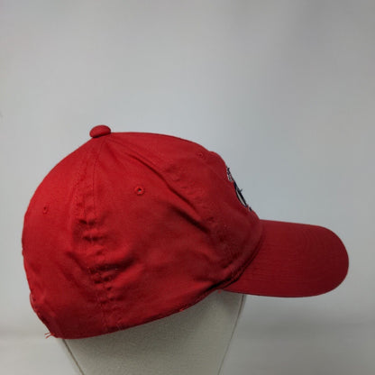 Worlds Greatest Papa Under This Cap Snapback Hat Red One Size Embroidered