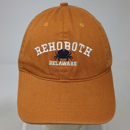 new vibe Baseball Cap Brown One Size Strapback Rehoboth Delaware Crab Hat Cotton
