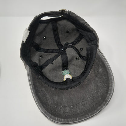Pineapple Slideback Hat Gray One Size Solid Embroidered Adjustable