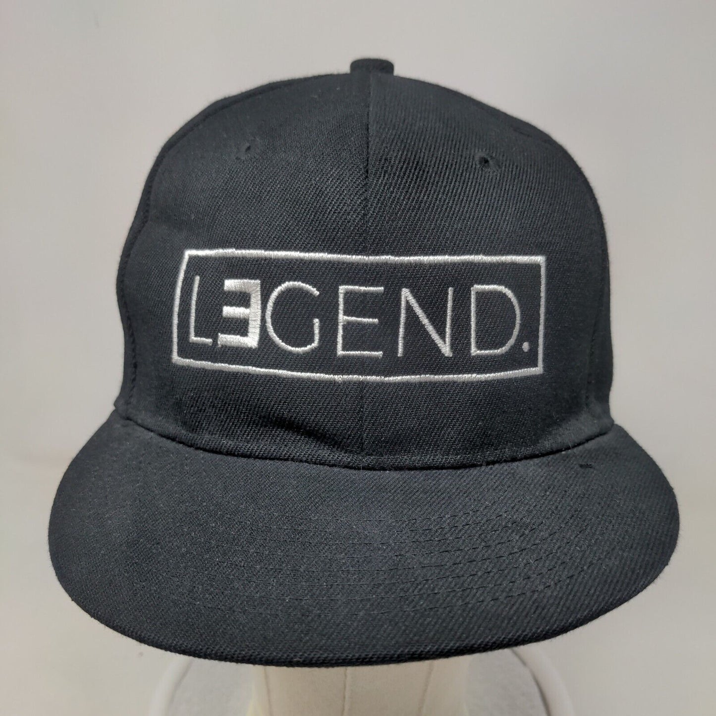 Legend Snapback Hat Black OSFA Embroidered 6 Panel To: Little Arrows