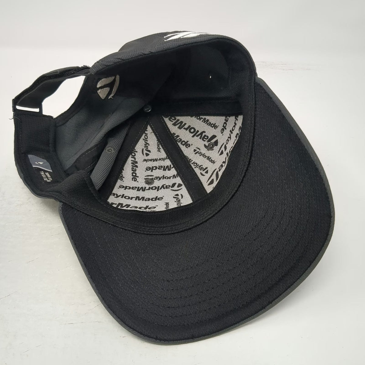 TaylorMade Baseball Cap Gray One Size Golf M3 TP5 Performance Strapback Hat