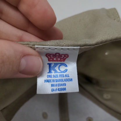 Florida Bank Strapback Hat Tan OSFA Adjustable Embroidered 6 Panel KC