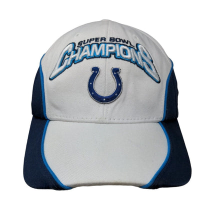 NFL Men's Strapback Hat Multicolor Size OSFA Embroidered Indianapolis Colts Logo