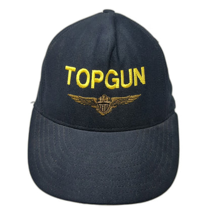 Northstar Cap Blue Vintage Top Gun Flight Wings Snapback Made in USA Hat