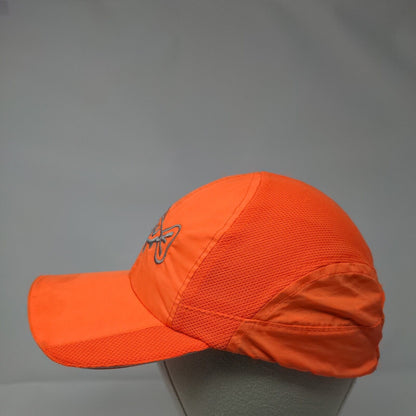 Fish Strapback Hat Orange One Size Adjustable Embroidered Cancun