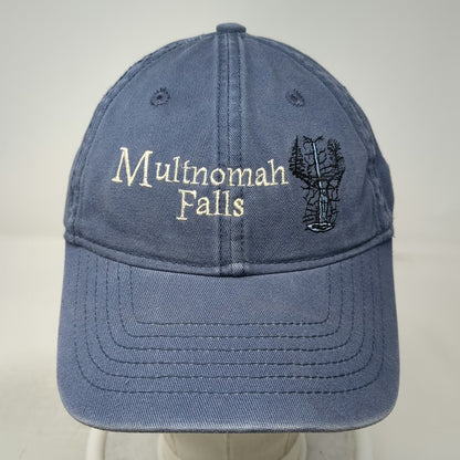 Drift Creek Outdoors Baseball Cap Blue One Size Multnomah Falls Waterfall hat