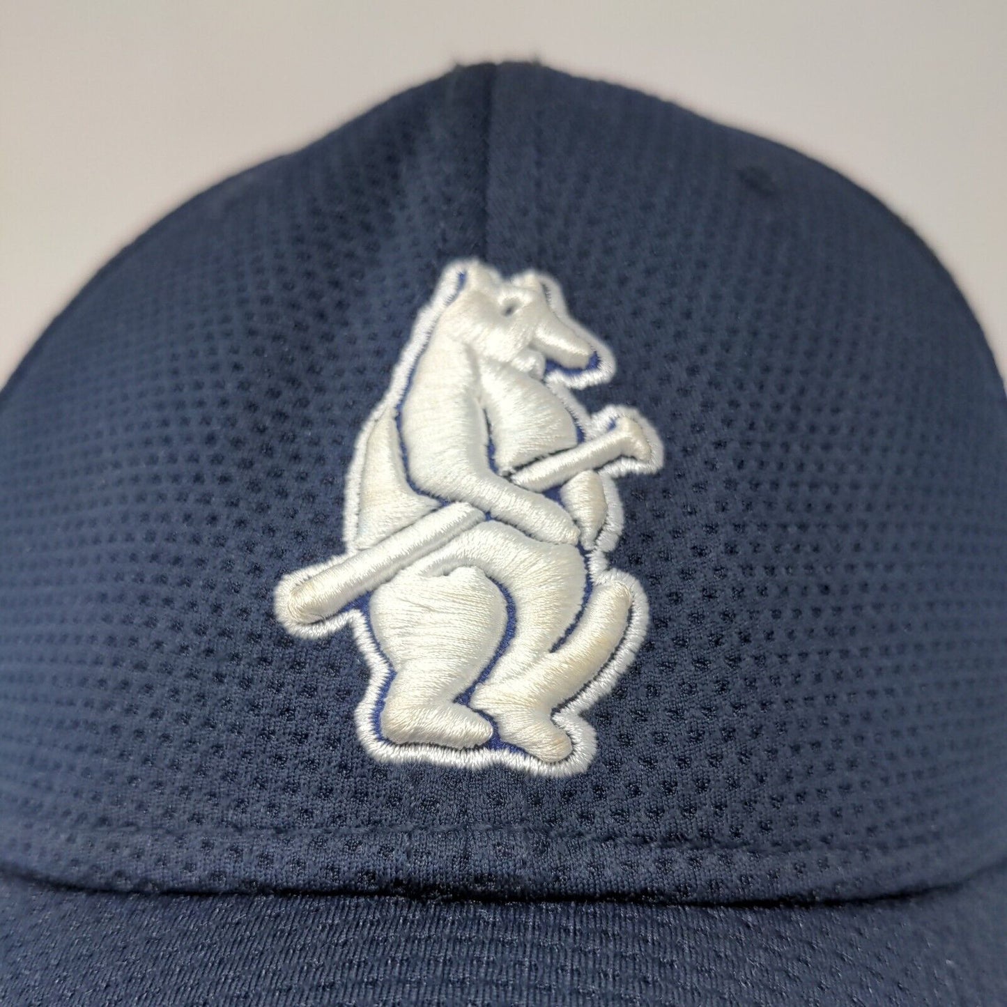 New Era Cooperstown Collection Men's Fitted Hat Blue M-L Embroidered Cubs Logo