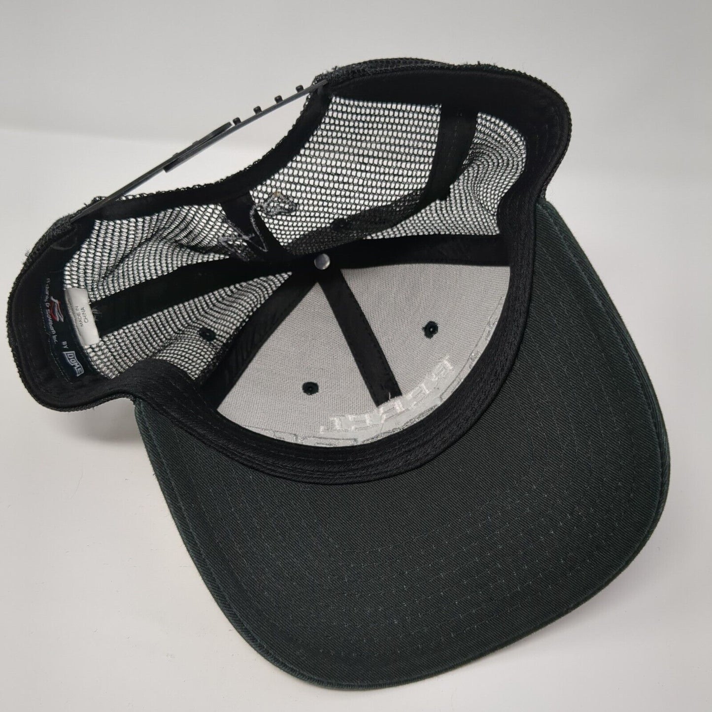 Rebel Heart LA Snapback Trucker Hat Black One Size Adjustable Mesh Back by Dome