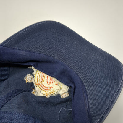 Good Morning America Passport To Europe Snapback Hat Blue OS Patriotic Mohr's