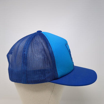 Fly Racing Snapback Mesh Back Trucker Hat Blue One Size Yupoong