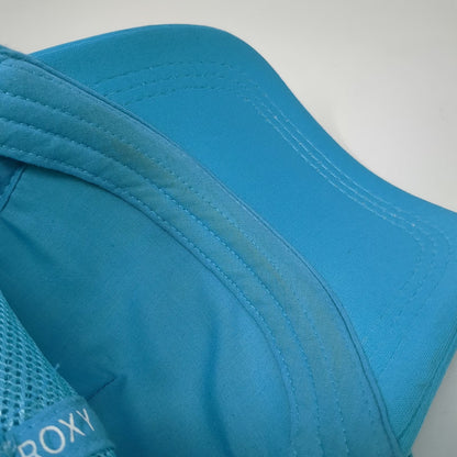 Roxy Trucker Hat Blue One Size Heart Logo Mesh Back Adjustable Snapback