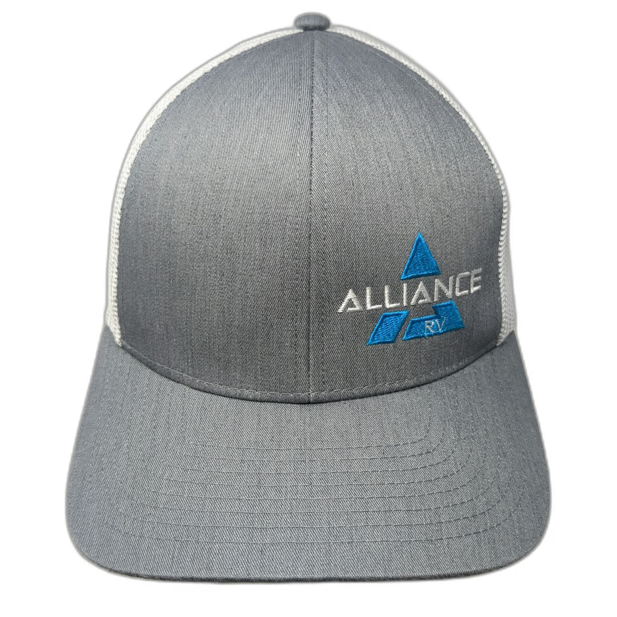 Cap America Trucker Hat Gray One Size Alliance RV Embroidered Mesh Snapback