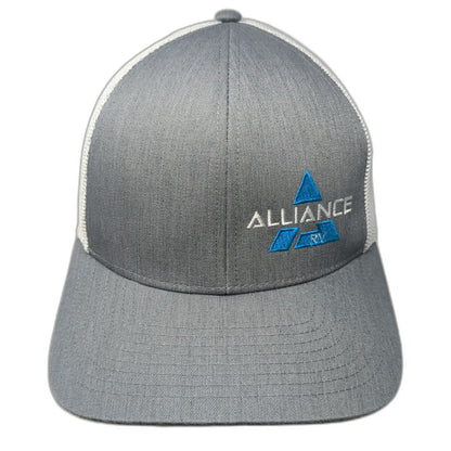 Cap America Trucker Hat Gray One Size Alliance RV Embroidered Mesh Snapback