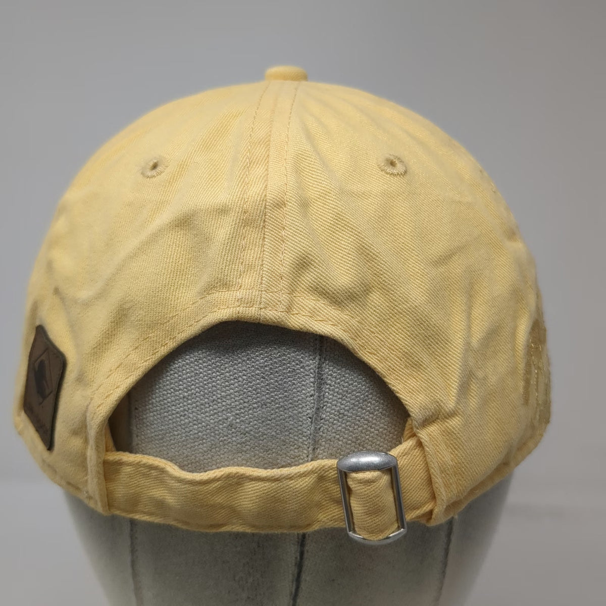 Dri Duck Baseball Cap Yellow One Size Running Horses Embroidery Cotton Hat