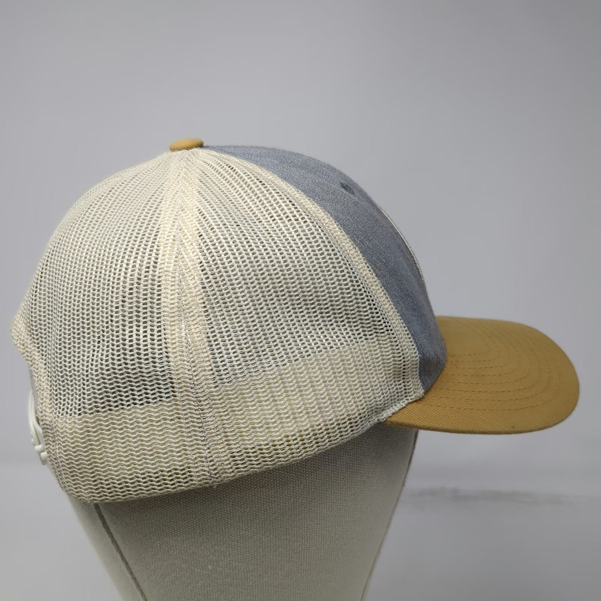 Richardson Trucker Hat Gray Yellow Payette Brewing Co Adventure Ready Snapback L