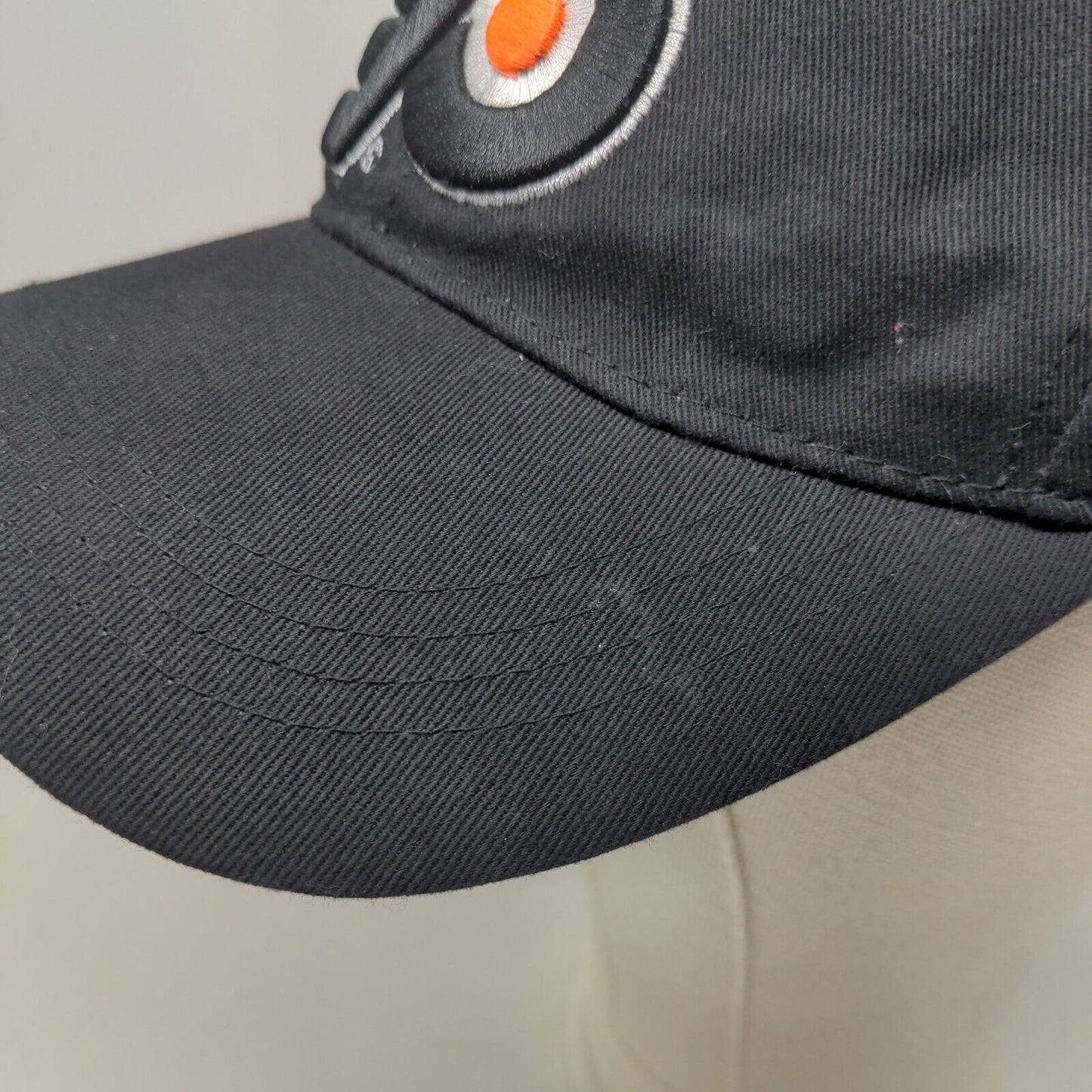 NHL Men's Slideback Hat Black Adjustable Embroidered Philadelphia Flyers Logo