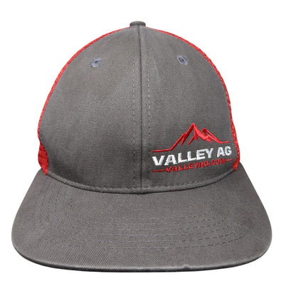 Valley AG Snapback Mesh Back Trucker Hat Multi One Size Embroidered