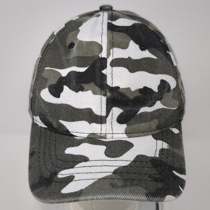 Unbranded Strapback Hat Multi One Size Adjustable Camouflage Blank