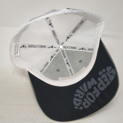 Gray Trucker Hat OSFM Top Of Tamarack Bike Run Hike Mesh Snapback Step Forward