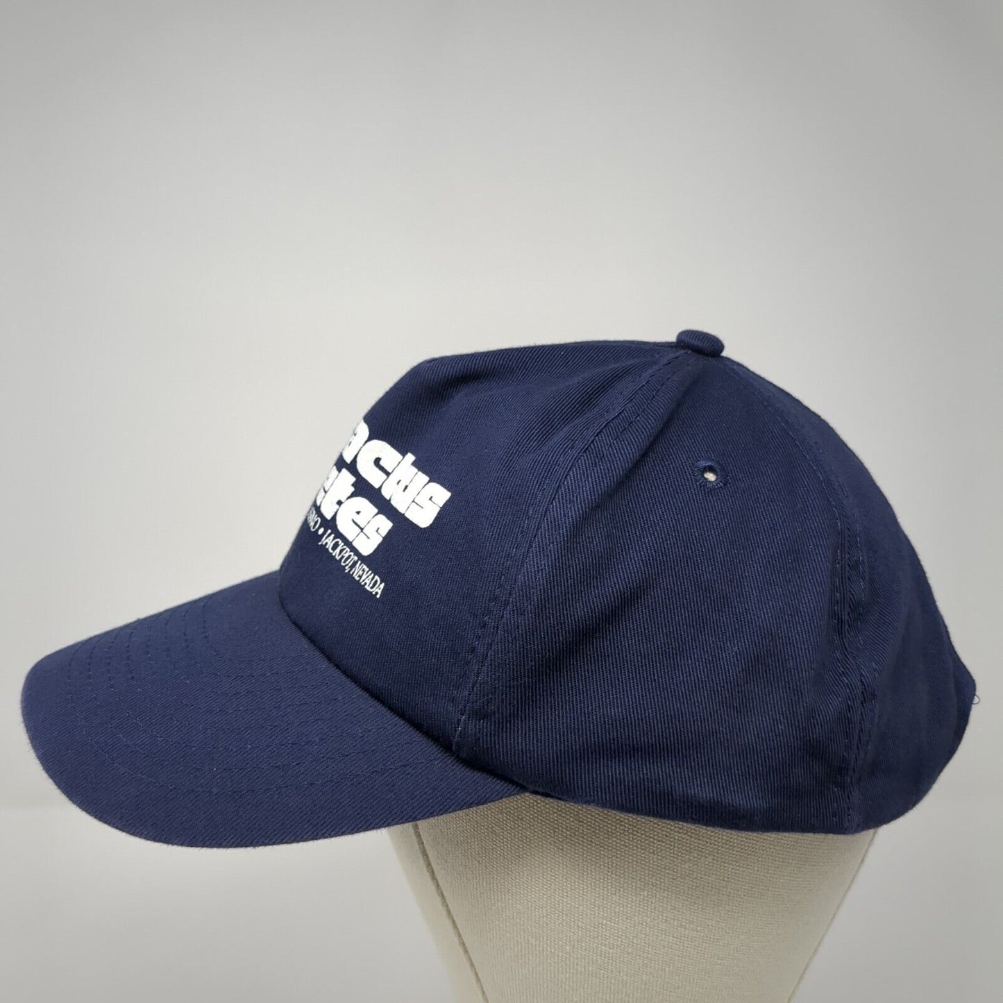 Cactus Petes Resort Casino Jackpot Nevada Snapback Hat Blue OS Adjustable Mohr's