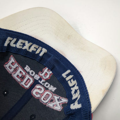 Boston Red Sox MLB Twins Enterprise Baseball Cap Blue Red One Size Flexfit Hat