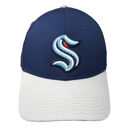 Fanatics Seattle Kraken NHL Snapback Blue One Size Hat Pro Shield Textured Brim