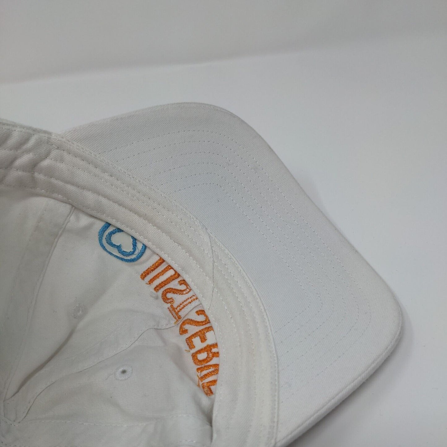 Just Serve Slideback Hat White OSFA Classic Cut Embroidered UltraClub