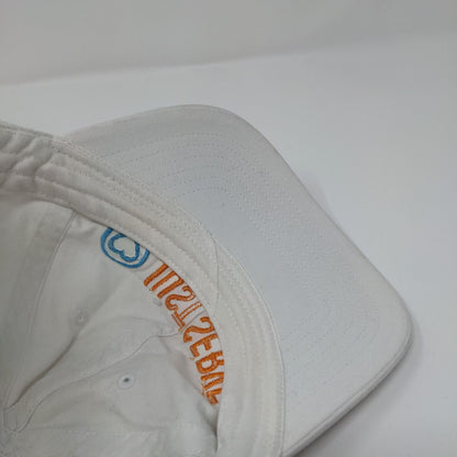 Just Serve Slideback Hat White OSFA Classic Cut Embroidered UltraClub