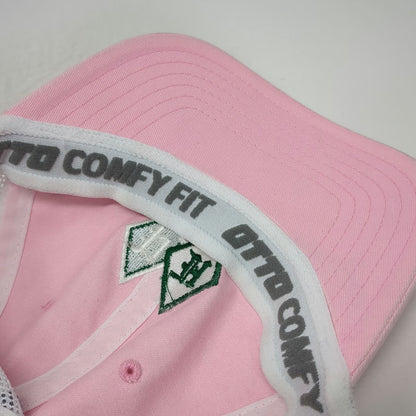 OTTO Trucker Hat Pink White One Size Mesh Snapback Parker House PH Logo Cotton