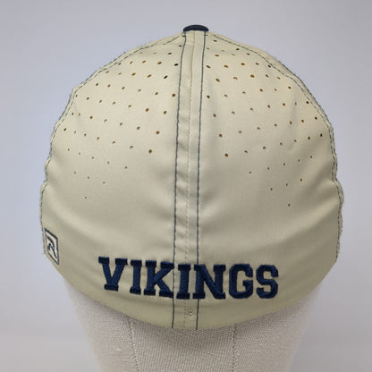 M Vikings Fitted Hat Multicolor XS-S Embroidered Laser Cut Richardson