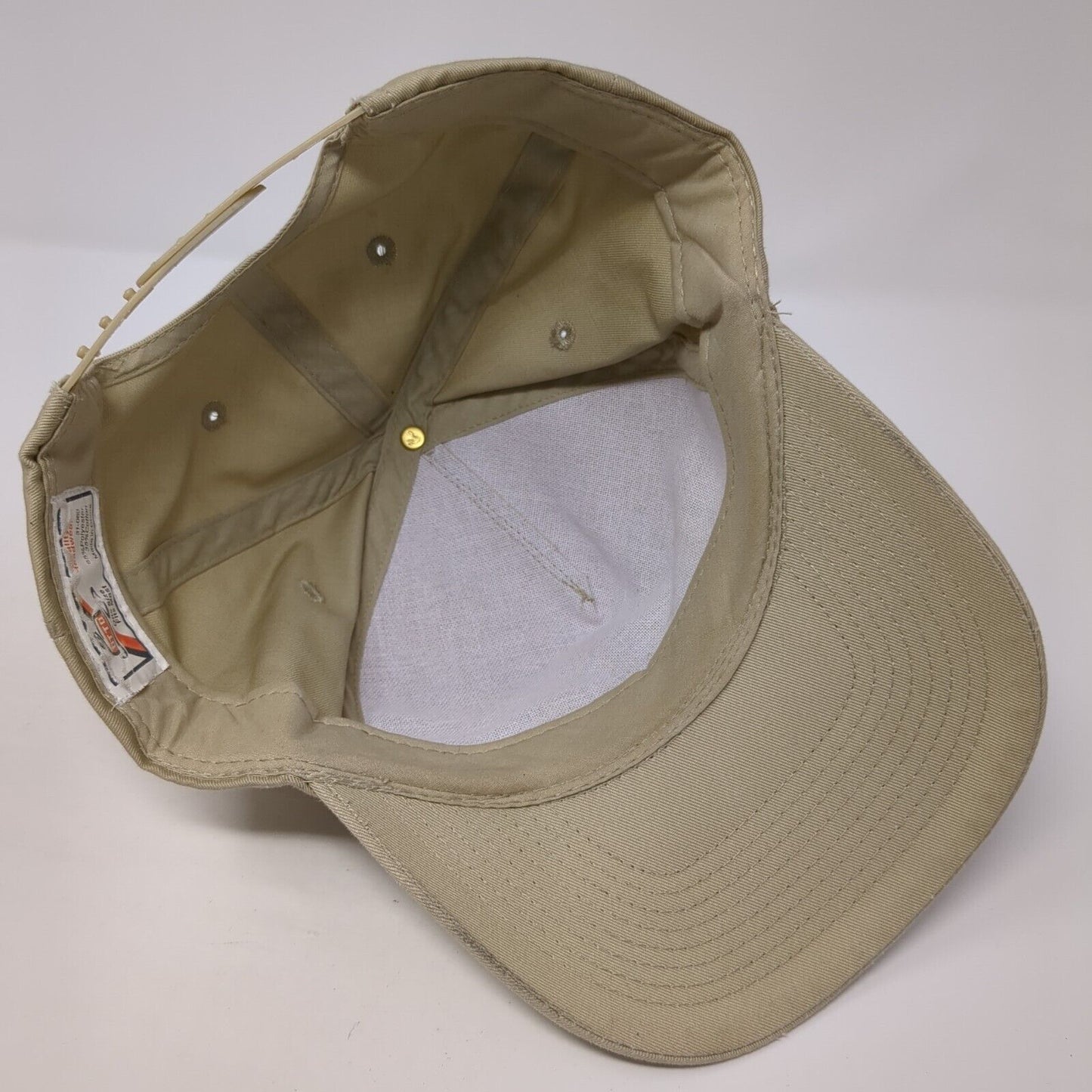Lutesville Motor Co Ford Snapback Hat Tan OS Adjustable Vented Holes Otto