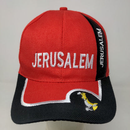 Unbranded Men's Strapback Hat Multicolor Jerusalem Embroidered Logo Adjustable