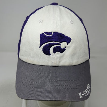 Captivating Kansas State Wildcats NCAA Cap Hat Purple White Gray One Size Cotton