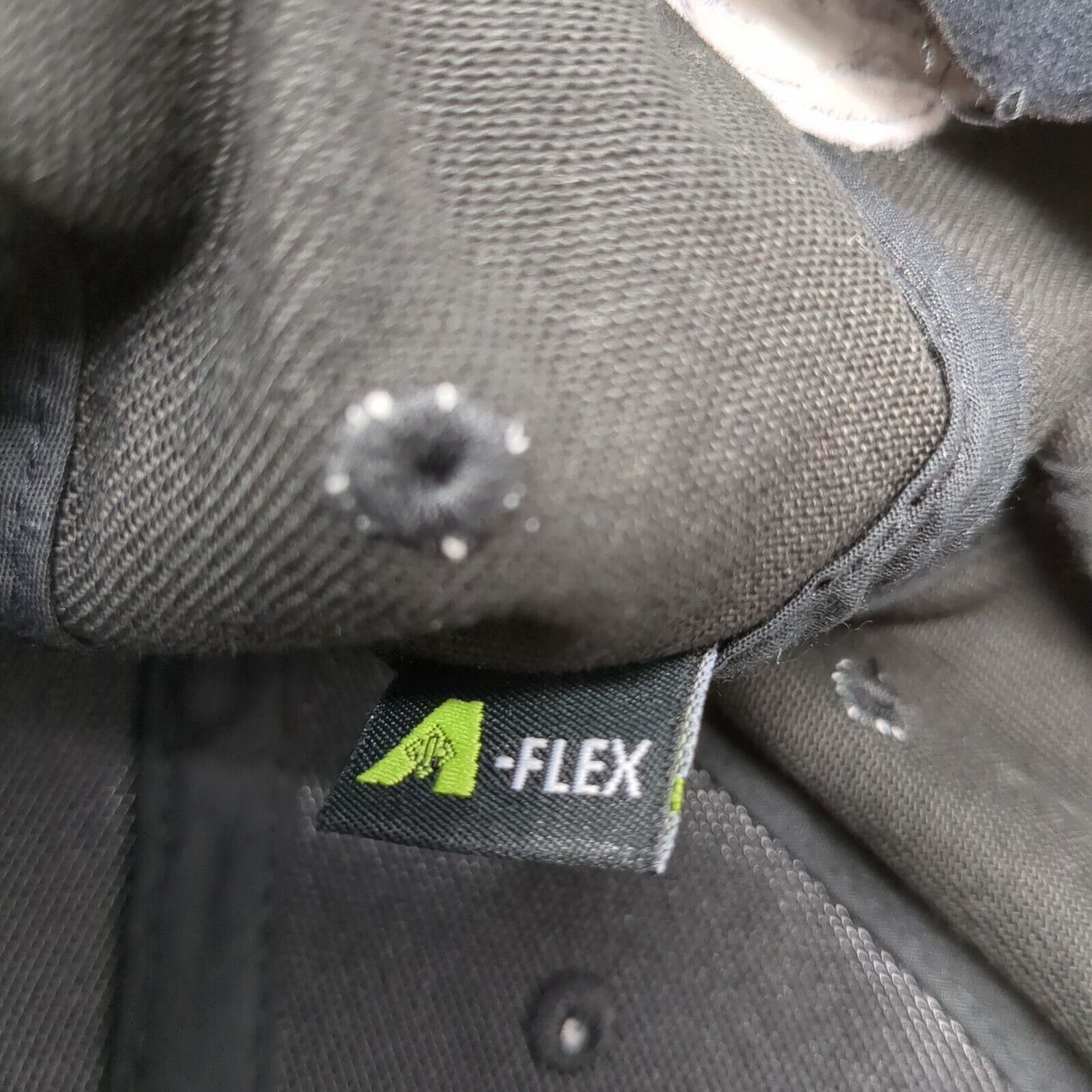 WyoTech Fitted Hat Black M/L Embroidered Solid Proflex By Outdoor Cap