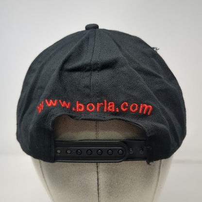 Borla Snapback Black One Size Embroidered Logo Performance Exhaust Systems Hat