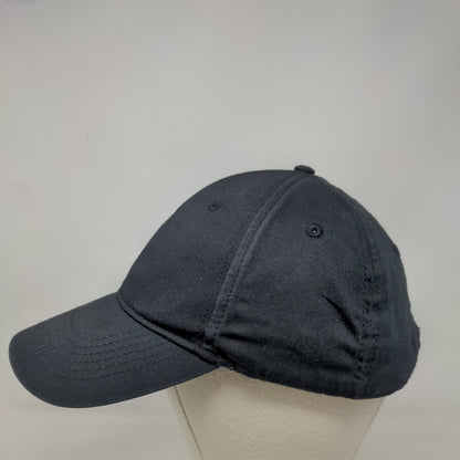 Chipotle Strapback Hat Black One Size Adjustable Embroidered 6 Panel Loomstate