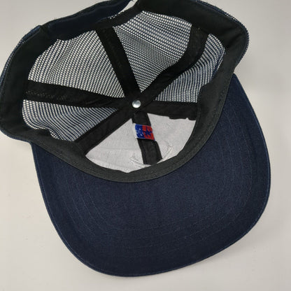 US Air Force Strapback Trucker Hat Blue OS Adjustable Embroidered Mesh Back
