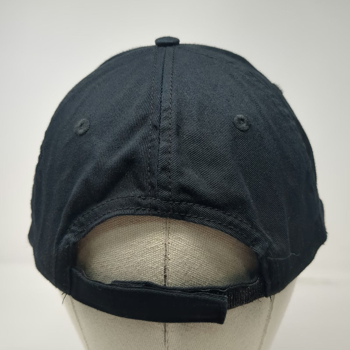 Loomstate Chipotle Logo Black One Size Baseball Cap Hat Organic Cotton Strapback