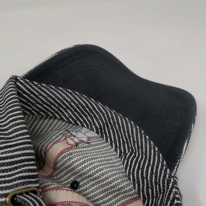 Alternative Slideback Hat Multicolor One Size Striped Embroidered 6 Panel