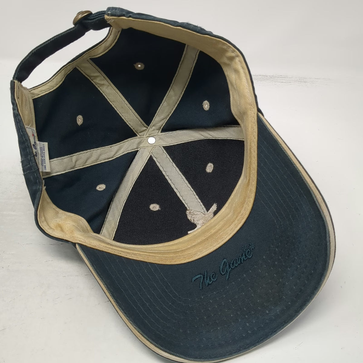 The Game Swarovski Optik Hawk Eagle Blue One Size Baseball Cap Hat Slideback