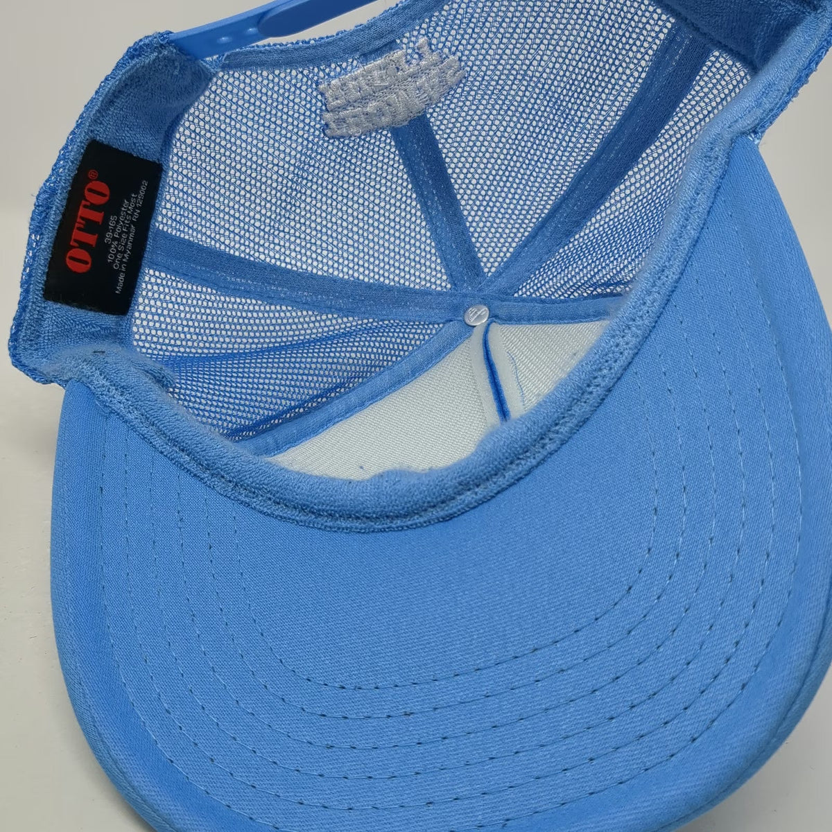Otto Trucker Hat Blue OSFM Thomas Rhett Better In Boots Cowboy Boot Mesh Rope