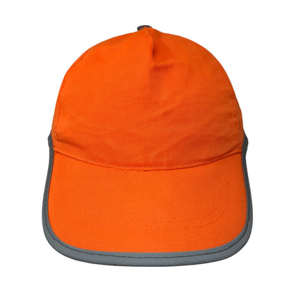 Vic Bay Headwear Strapback Hat Orange One Size Adjustable Solid