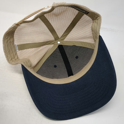 Richardson Trucker Hat Blue One Size Cape May Lewes Ferry Patch Mesh Snapback