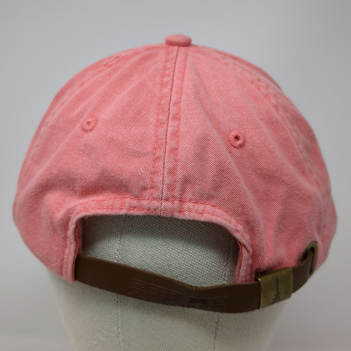Adams Baseball Cap Pink One Size Leather Slideback Hat Abaco Inn Bahamas Resort